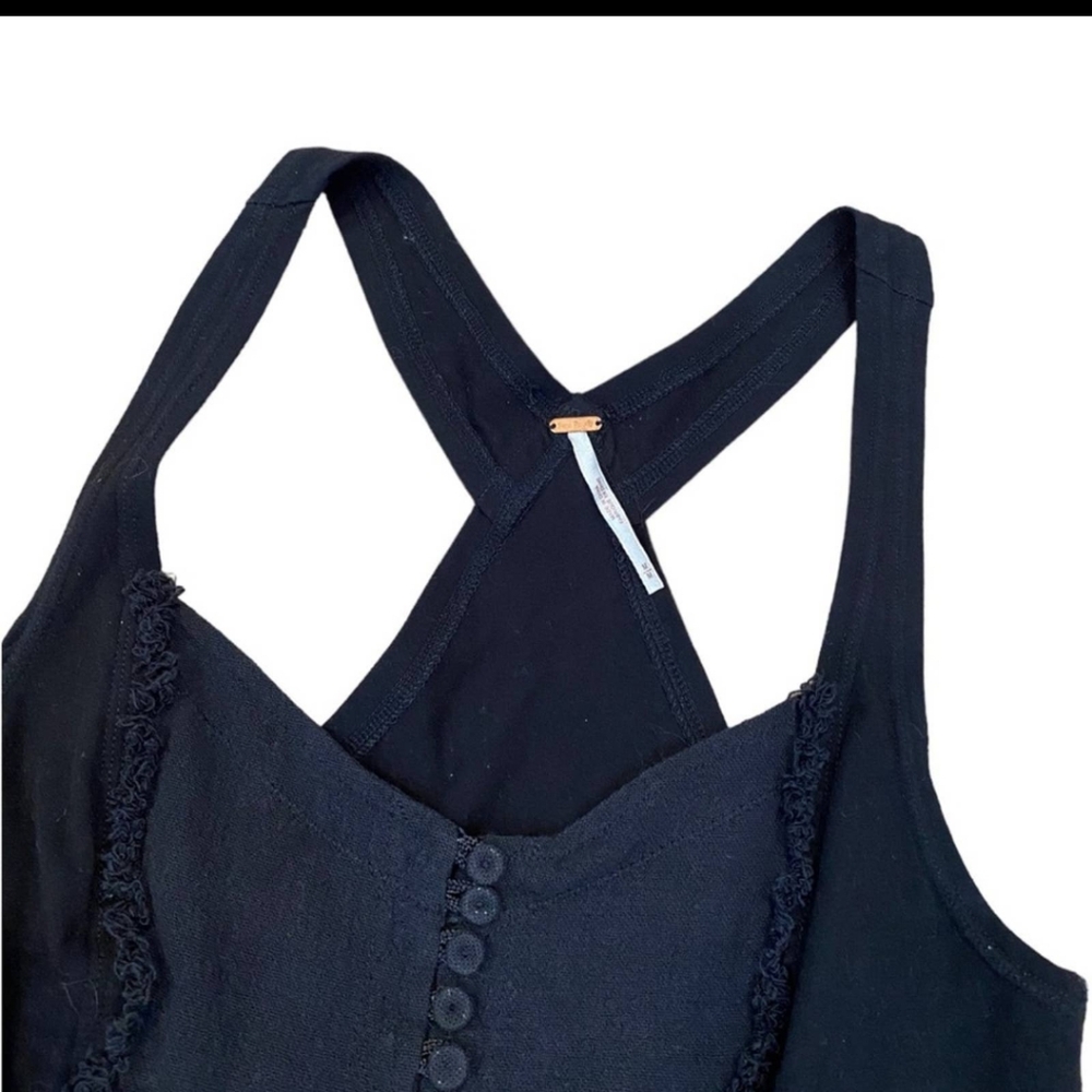 Free people boho racerback crop tank top medium - Picture 4 of 6